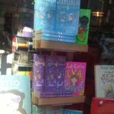 A great display of my books in O'Mahony's bookshop, Limerick