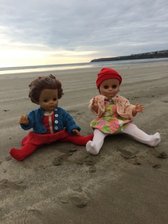 Enjoying the beach in Tramore